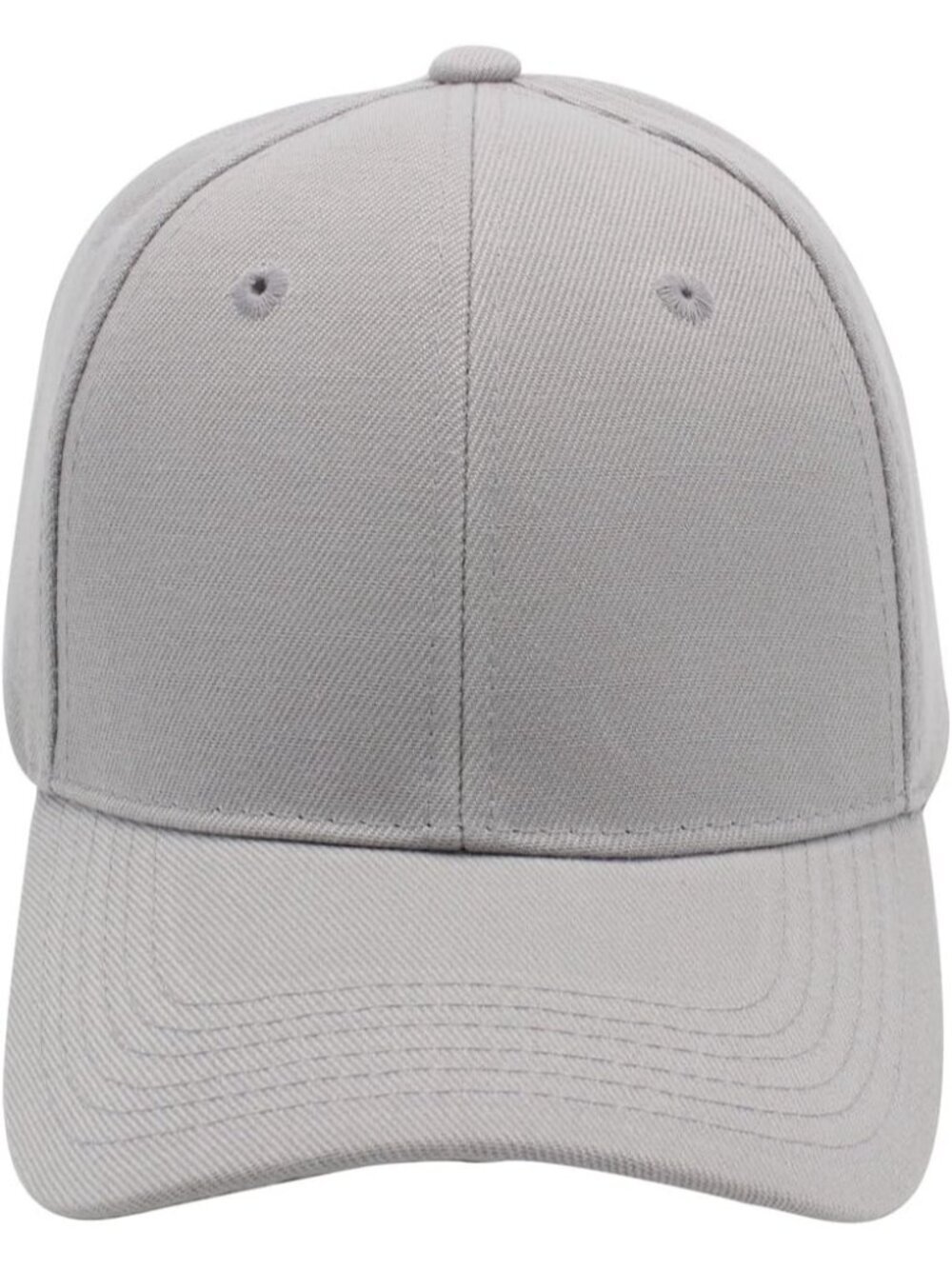 〽️Unisex Light Grey Baseball Toggle Cap Classic Imported Adjustable Plain Hat